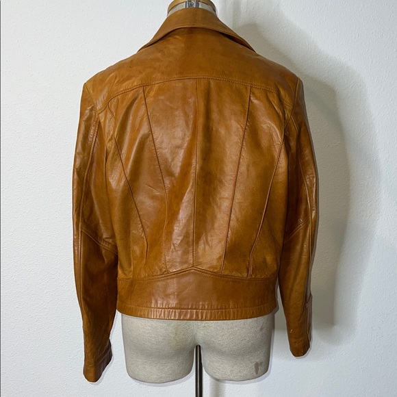 Wilson’s Vintage 70’s Carmel Soft Leather Jacket with Great Patina - Picture 2 of 7